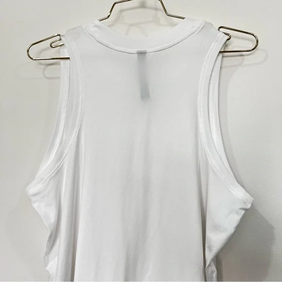 Vouri Energy Top Size X-Large White Ultrasoft Muscle Tank Comfy - Picture 7 of 10